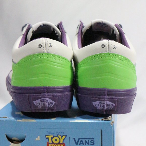 VANS Old Skool Toy Story Buzz Lightyear Sneakers Sz 6.5 M 8 W - Picture 4 of 10